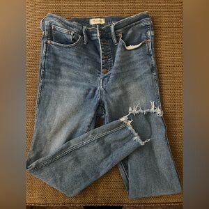 Madewell medium blue jeans.